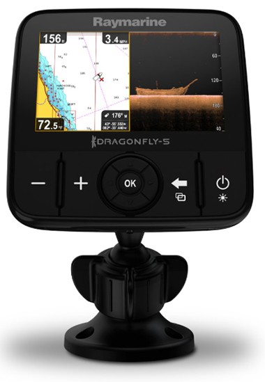 Raymarine Dragonfly 5 PRO GPS Kartenplotter mit Chirp und Downvision