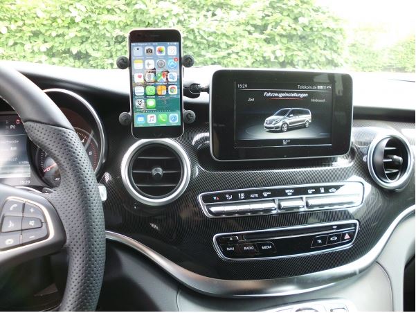 Auto-Handyhalter für Mercedes Benz V250 W447 2016-2022 360 Grad drehbares  GPS Spezielle Halterung